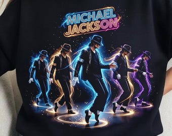 Diseño de camiseta de Michael Jackson, Rey del Pop, en semitono (descarga digital)