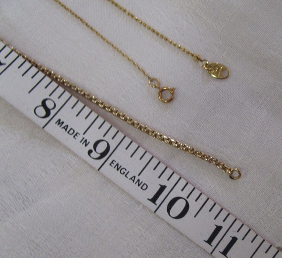 Vintage Anklets Collection Lot of 3 Gold Color Me… - image 5