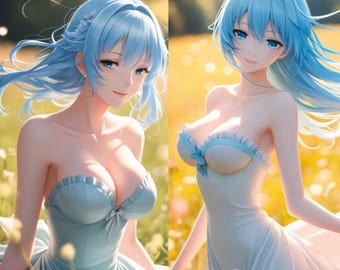 Anime Girl Phone Wallpaper: Manga Art (Digital Download)
