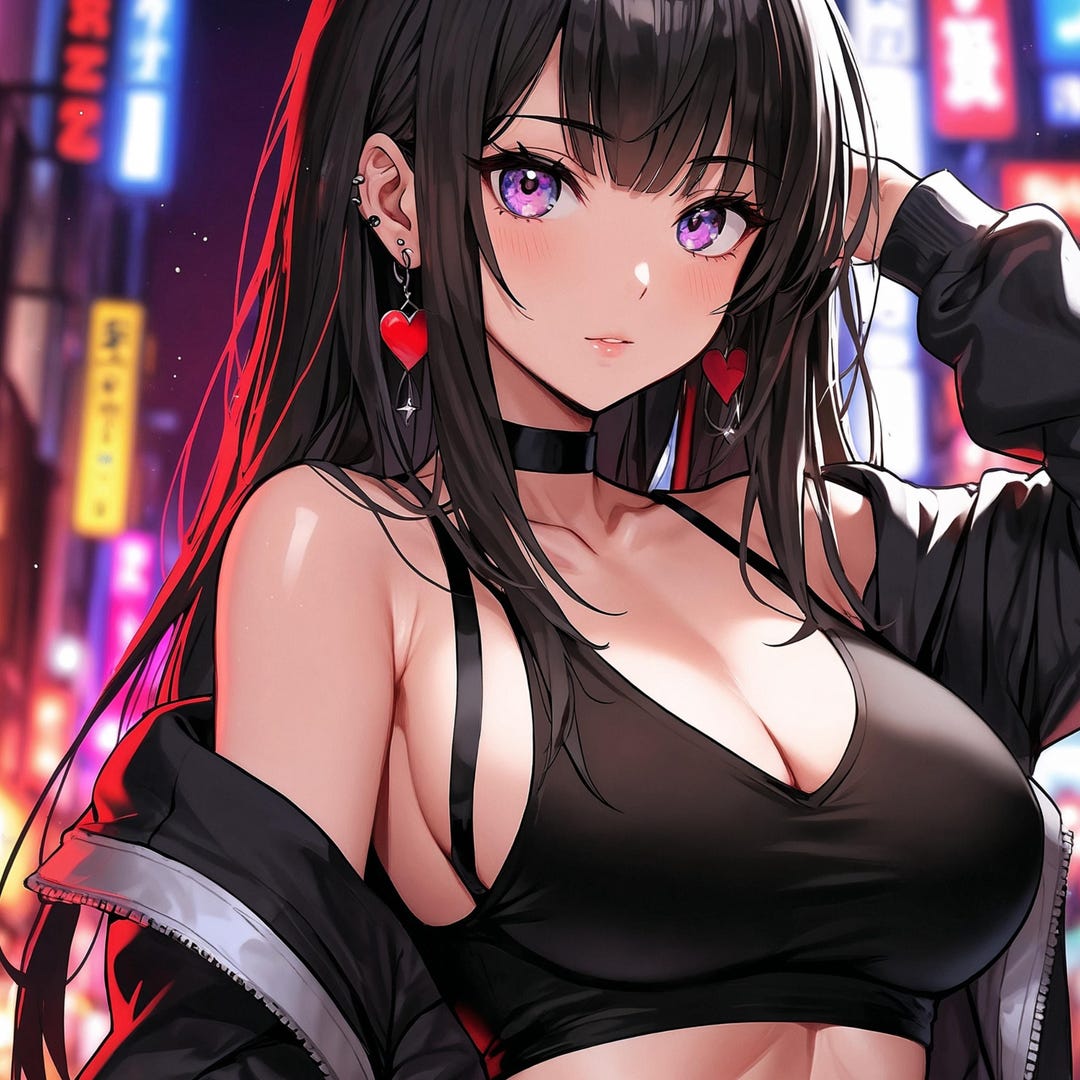 anime-girl-art-print-erotic-manga-set-of-4-digital-download-etsy