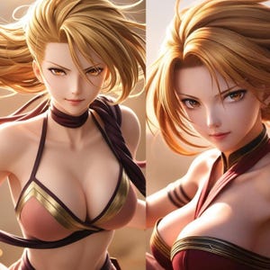Anime Girl Manga Digital Art Bundle 2er Set Digitaler Download Hohe Qualität 300 Dpi Standard ISO A1 A2 A3 A4 A5 A6 2450 x 3500 px JPG & PNG