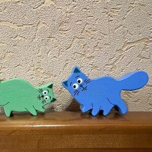 Balancing Wooden Cats: Brain Development Game for Toddlers, Colorful Stacking Toy image 9