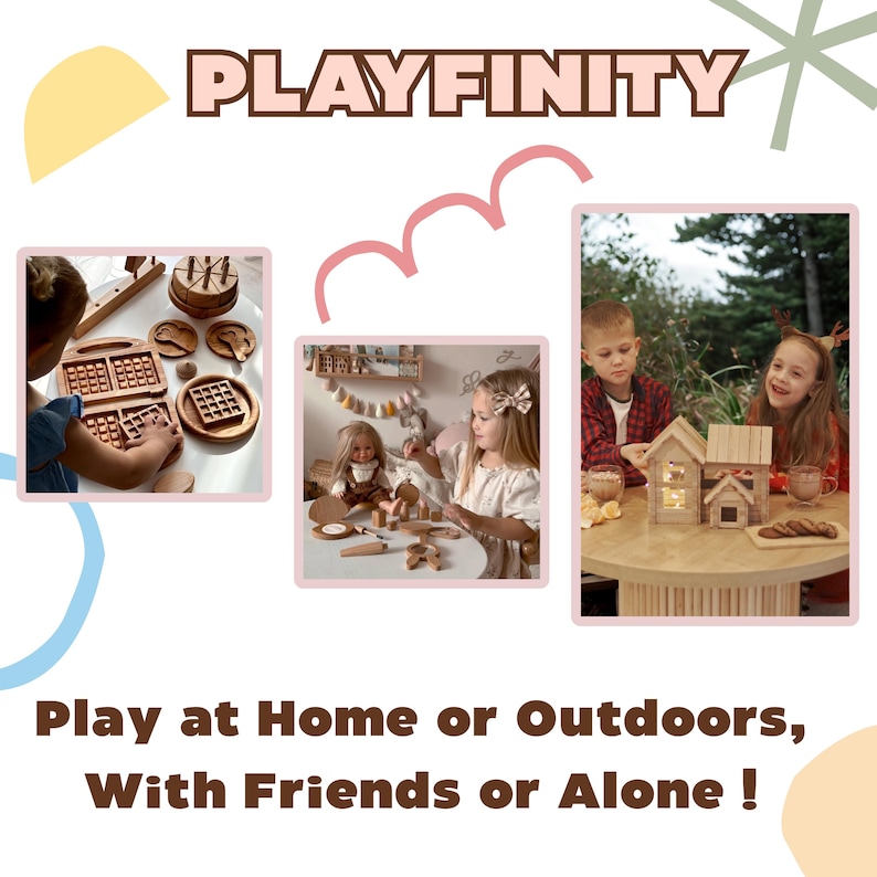 Balancing Wooden Cats: Brain Development Game for Toddlers, Colorful Stacking Toy image 11