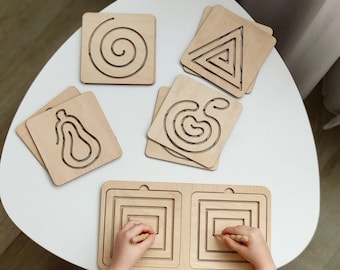 Montessori Cognitive Board: Brain Training Game for Speech Development