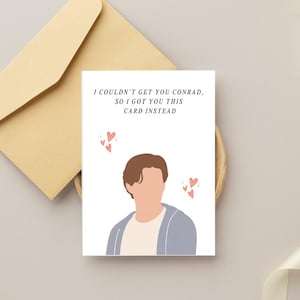 Cartão de aniversário, Cartão, Aniversário, Equipe Conrad, TSITP, O verão em que me tornei bonita, Conrad Fisher