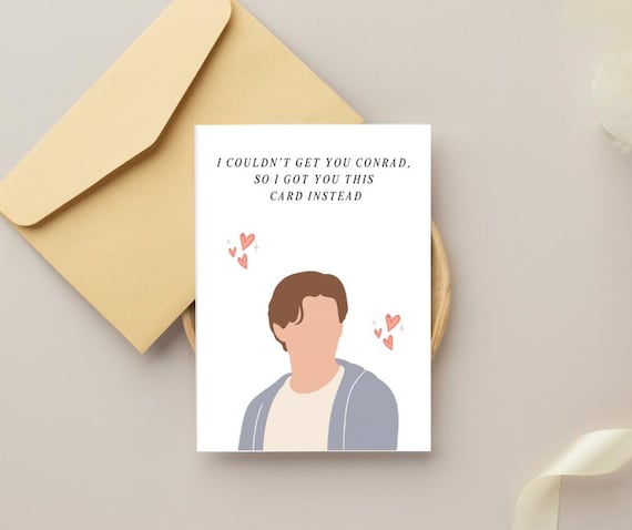 Birthday Card, Card, Birthday, Team Conrad, TSITP, The summer I turned pretty, Conrad Fisher