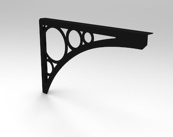 Shelf holder LOFT-- Pair ,Shelf Brackets “round” Pair, metal bracket for shelves, Metal Brackets For Kitchen Floating Shelves