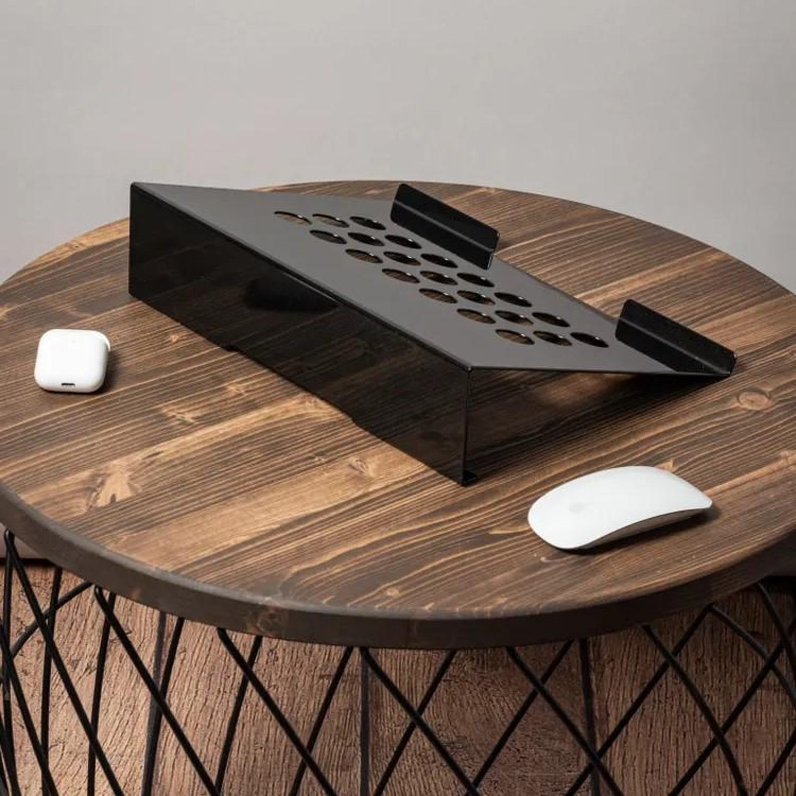 Metal Laptop Stand for Table, Modern Desk Stand for Office and Home ...