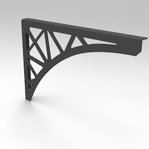 Shelf Brackets triangle Pair, metal bracket for shelves, Heavy Duty Shelf Brackets, L-Shaped Wall Shelf Bracket, Shelf holder LOFT-- Pair