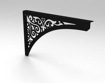 Shelf Brackets Pair,metal bracket for shelves, Heavy Duty Shelf Brackets, Shelving Industrial Rustic Iron Steel Handmade - Pair,Shelf holder