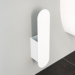壁掛けトイレ用スチールホルダー、バスルーム用クリーニングツールセット、壁掛けトイレブラシホルダー、モダントイレブラシホルダー、バスルームアクセサリー