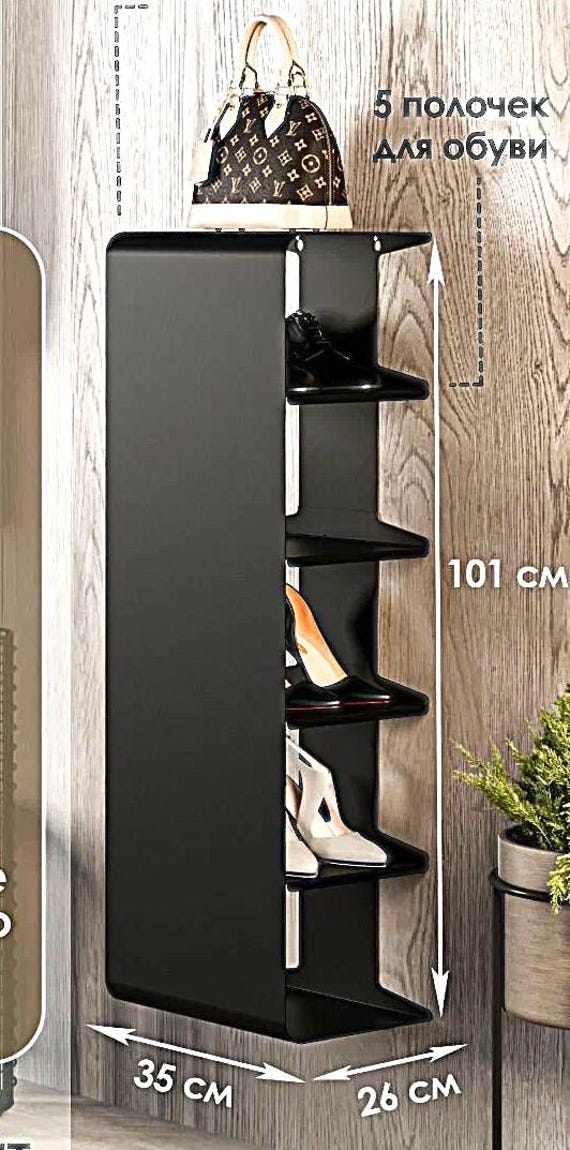 Wall Mounted Shoe Stand Tall Leto Wall Mounted Shoe Rack With