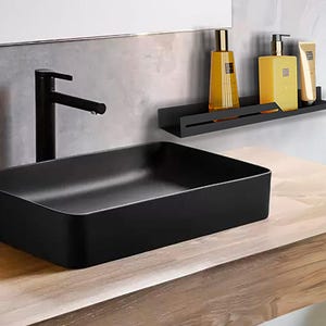 Wall-Mounted Bathroom Shelf, Shower Shampoo Rack, Kitchen Condiment Storage,Narrow Metal Wall Shelf for Bathroom Storage, Bathroom Wall Orga