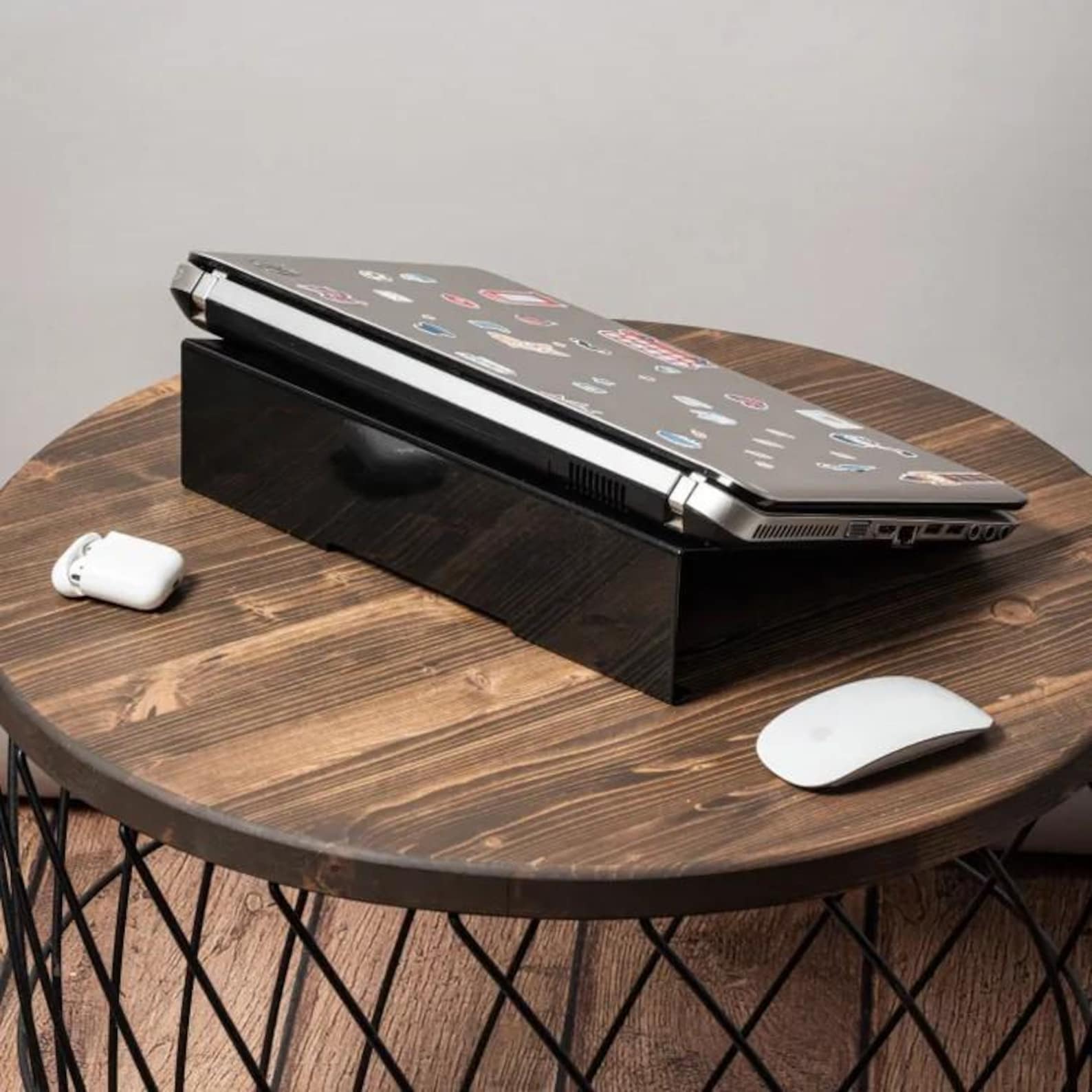 Metal Laptop Stand for Table, Modern Desk Stand for Office and Home ...
