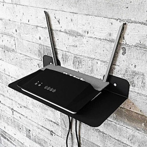 Wireless Router & Modem Shelf ,Electronics Shelf , Wall Decor,5G Internet Wall Mount, Router Storage Box, Modem Cable Router Cover