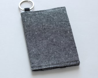 Fabric Keychain Wallet - PREORDER; Gift Card Holder, Custom Card Wallet, Business Card Case You Choose the Fabric