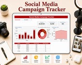 Social Media Plan | Content Planner Spreadsheet for Instagram TikTok YouTube Pinterest Google Sheets Excel Monthly Content Calendar Template