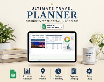 Planificador de presupuesto de viaje Hoja de cálculo de presupuesto mensual de Google Plantilla de presupuesto de nómina Planificador financiero semanal simple para principiantes Quincenal