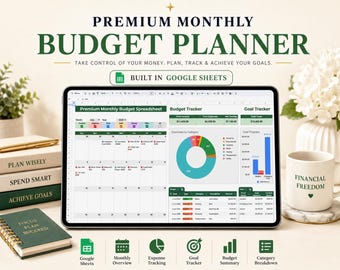 Planificador de presupuesto Hoja de cálculo de presupuesto mensual de Google Plantilla de presupuesto de nómina Planificador financiero semanal simple para principiantes Quincenal