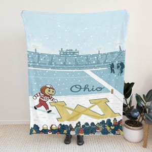 Ohio State University Muslin Blanket