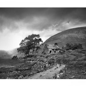 Impressions photo nature, art photo, art mural paysage irlandais, photographie de paysage en noir et blanc, tirages photo, décoration d&#39;intérieur Irlande
