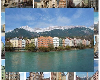 Set of 24 Travel Postcards, Travel Postcards Set, Innsbruck Cards, Postcard Set, Travel Photography On Postcards,Postcard Gift Set,Postcards