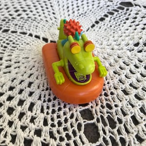 Vintage Rugrats Chuckie Vehicle Toy Nickelodeon Cartoon