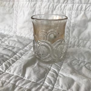 Vintage Gold Glass Decorative Cup Vase