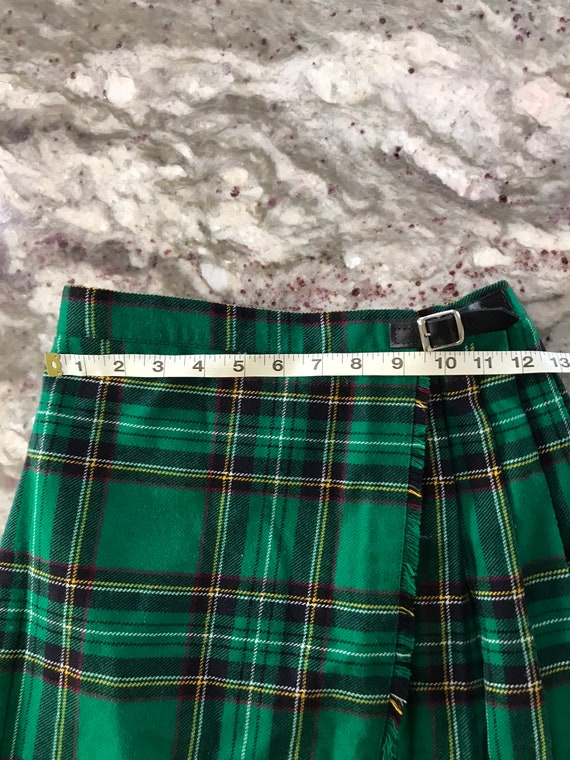 Vintage Irish Scottish Kilt Children’s Size 7-8 G… - image 5