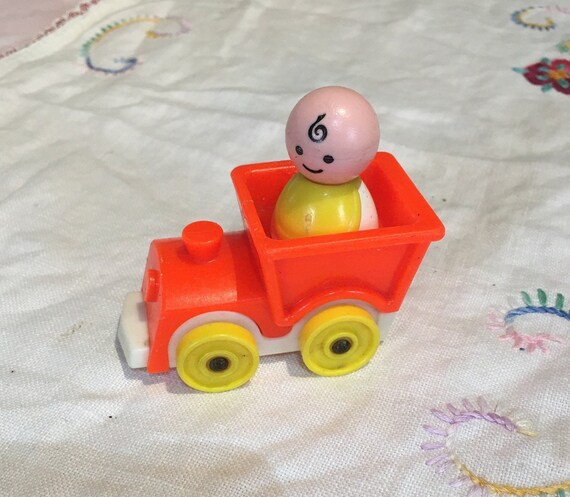 fisher price car red yellow