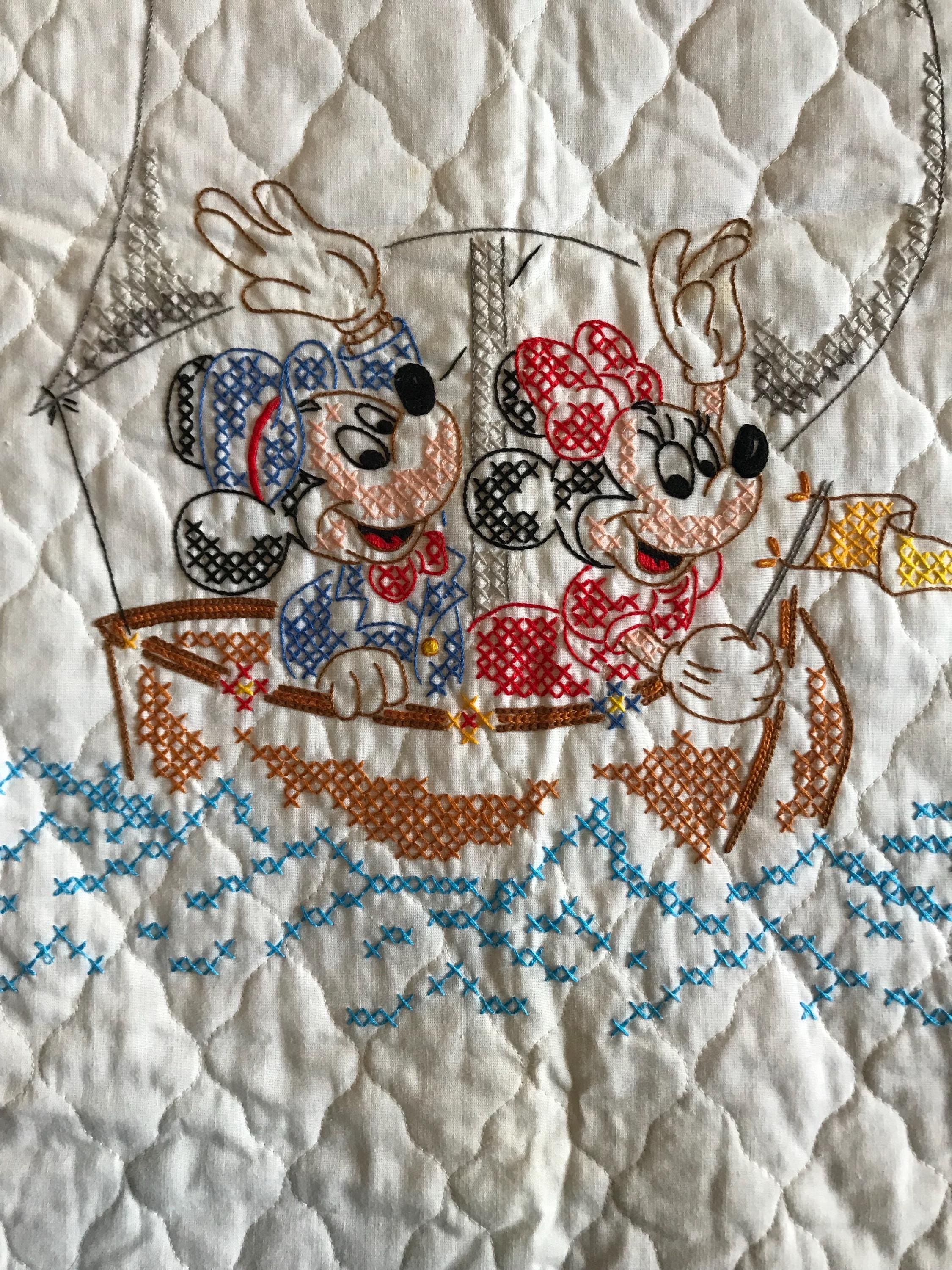 Mickey Mouse Crib Bedding Set Etsy