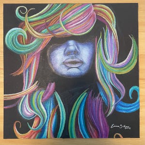 Woman in Technicolor