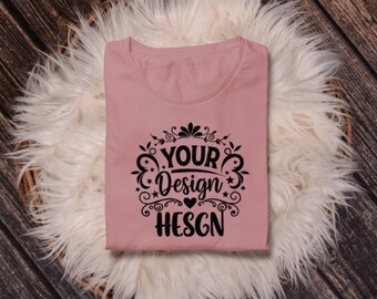 Bella Canvas 3001 mockup-T-shirtbundel: 68 kleuren, trendy flatlays