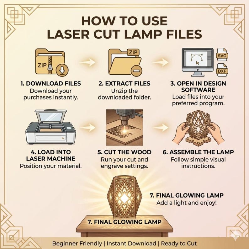 laser cut toys, wooden puzzles, 3d wood puzzle, diy wood kit, lamp, laser lamp, laser cut lamps, Laser Cut Lamp, Lantern SVG, Hanging Light DXF