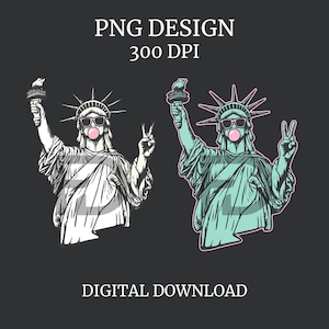 4th of July Statue of Liberty Png, USA Png, America 4th July Png Design, popular 4th of july png, America Png, American Girl Shirt Design