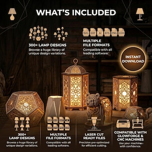 laser cut toys, wooden puzzles, 3d wood puzzle, diy wood kit, lamp, laser lamp, laser cut lamps, Laser Cut Lamp, Lantern SVG, Hanging Light DXF, 3D Lamp SVG