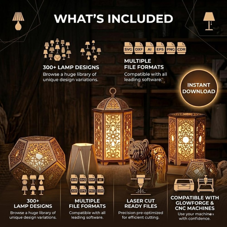 laser cut toys, wooden puzzles, 3d wood puzzle, diy wood kit, lamp, laser lamp, laser cut lamps, Laser Cut Lamp, Lantern SVG, Hanging Light DXF, 3D Lamp SVG