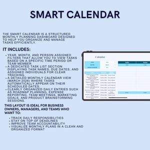 Uppgiftsspårare Kalkylblad Google Sheets Excel Digital att-göra-lista Produktivitetsmallhanterare Arbetsorganisation Team Projektledare bild 5