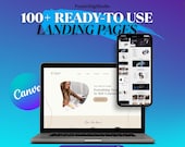 100+ High-Converting Landing Pages: Canva Website Templates