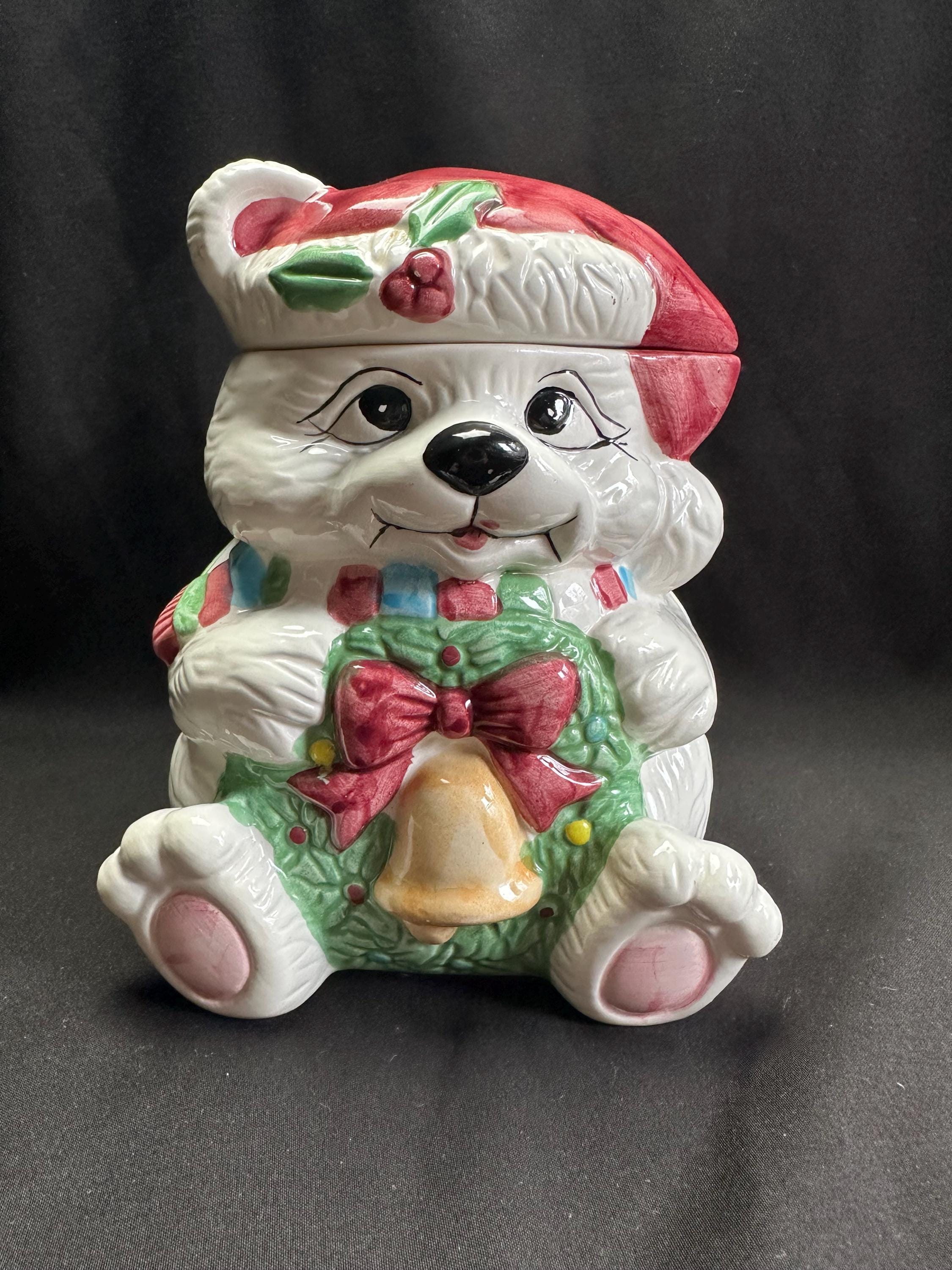 Teddy bear cookie jar - Etsy 日本