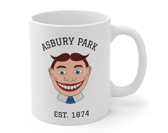 Asbury Park NJ Tillie Mug – Jersey Shore Coffee Cup, Coastal Beach House Gift