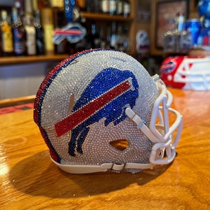 Bedazzled Mini Football Helmets