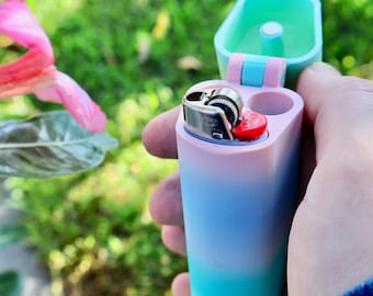 Travel Case for 2 Cones & Standard Lighter | Magnetic Close | Portable Storage