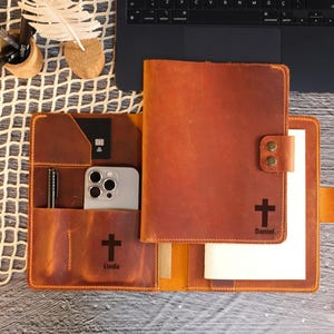 Custom Leather Bible Cover, Engraved Bible Cover, Personalized Bible, Custom Book Cover, Religious Gift, Custom Bible, Leather Book Cover