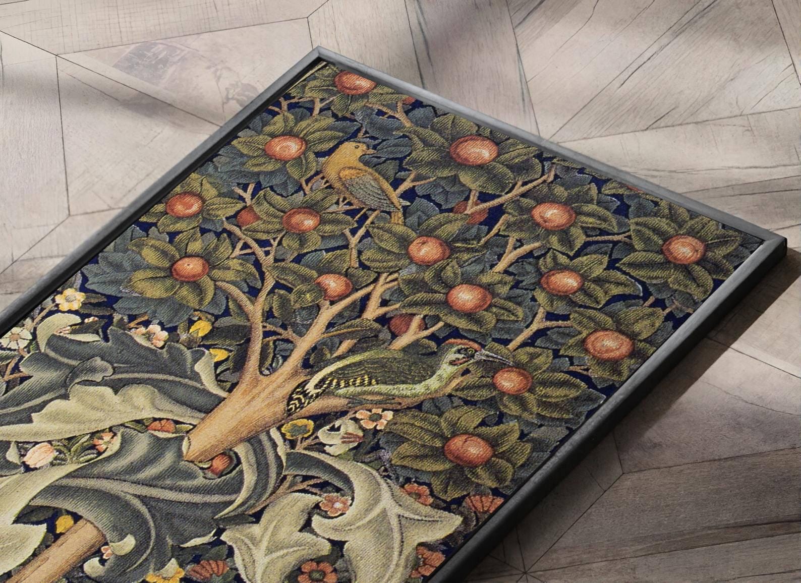 William Morris Print, Tree of Life Wall Art, Vintage Tapestry Poster ...