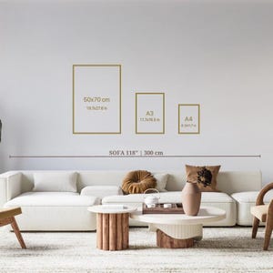 Abstract Ice Cream Cone Art Print: Modern Colorful Home Decor image 10