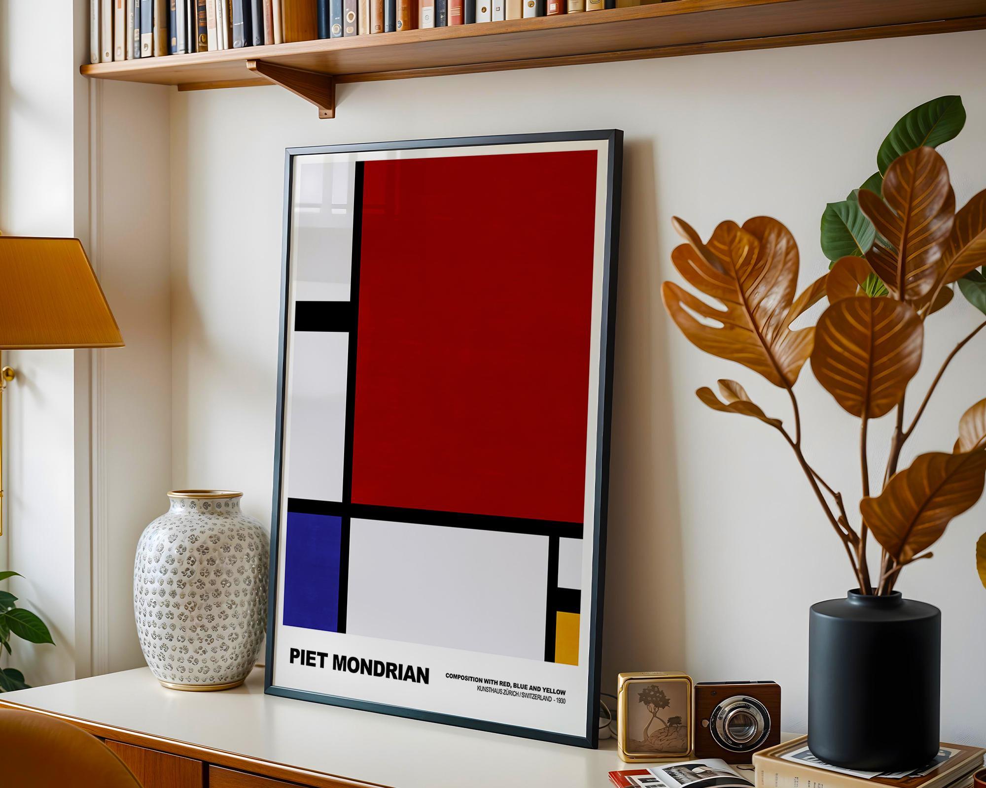 アートポスター Piet mondrian モンドリアン 風景画 ポスター ピエト