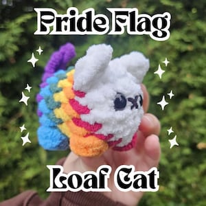 PRIDE HBTQIA+ Virkad Limpa Katt | Handgjord av Queer Artist!