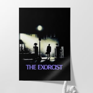 Horror Movie Poster: Cult Classic The Exorcist - Rolled Canvas Print