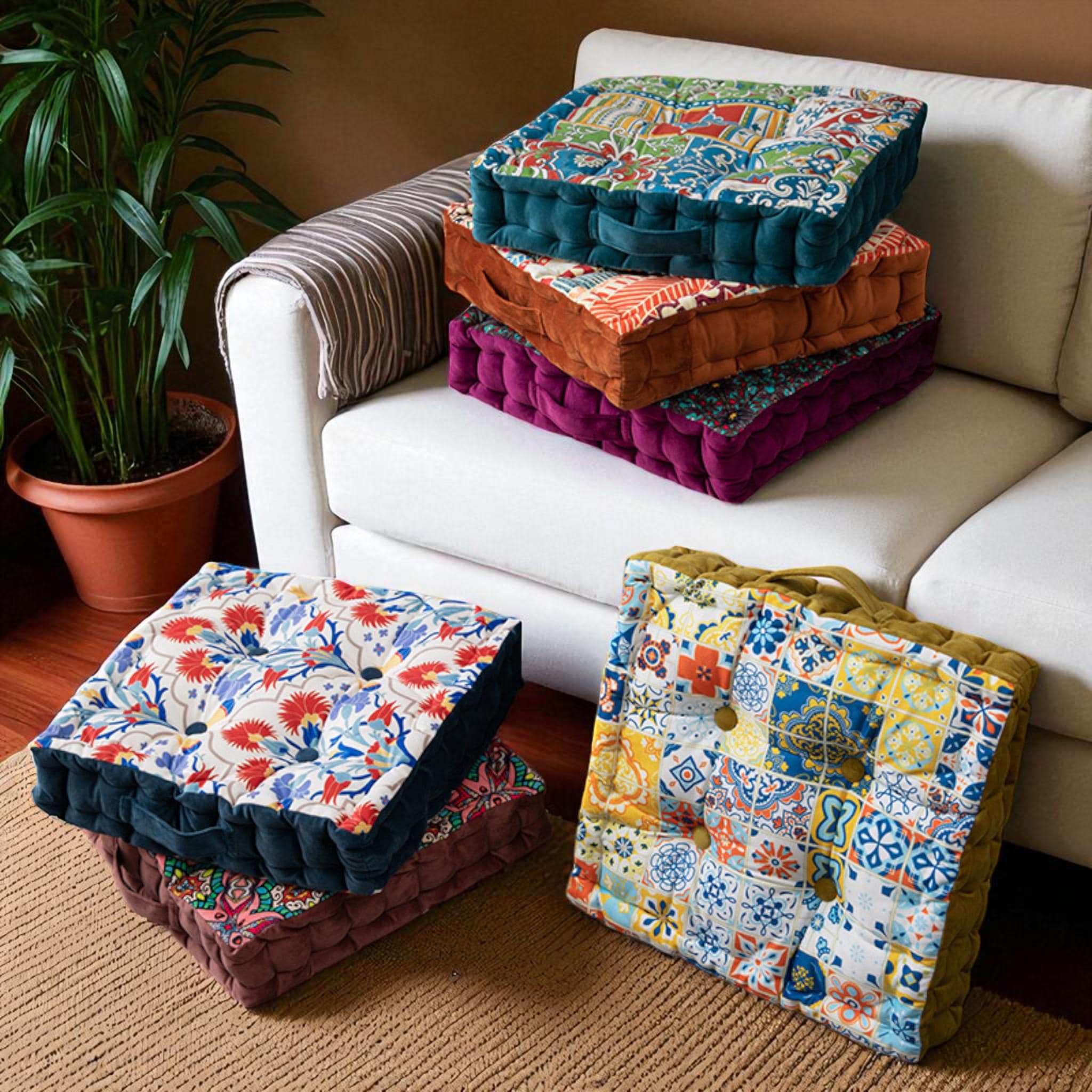 Green Floor Cushion - Etsy